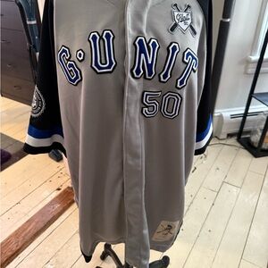 Gray and Black Jersey with Varsity Style